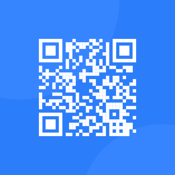 QR code that directs to the Frontend Mentor page